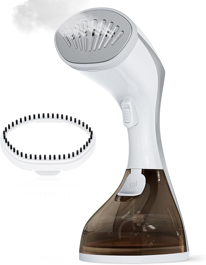 Lollair Steamer for Clothes, 20S Heat-up,1200W, 250ml,13-Vent Design for Strong Steaming, 2-in-1 Steamer & Iron, Handheld for All Fabrics, Garment Wrinkle Removal, Portable & Travel-Ready (ONLY 120V)