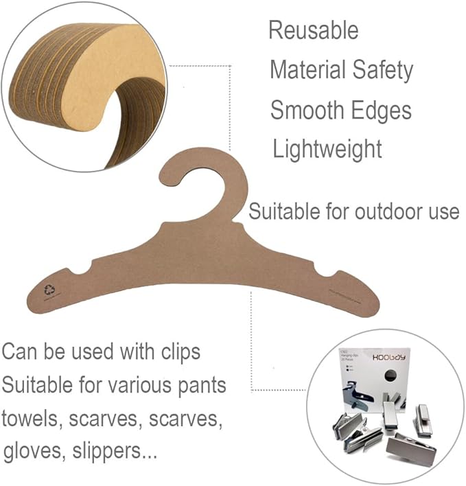 Baby Hanger for Nursery Closet Storage 11" Save Space Kids Hangers for Infant Children,Non-Slip Toddler Clothes Pants Hangers for Boy Girl Newborn ECO Friendly Cardboard Hanger Garment Display
