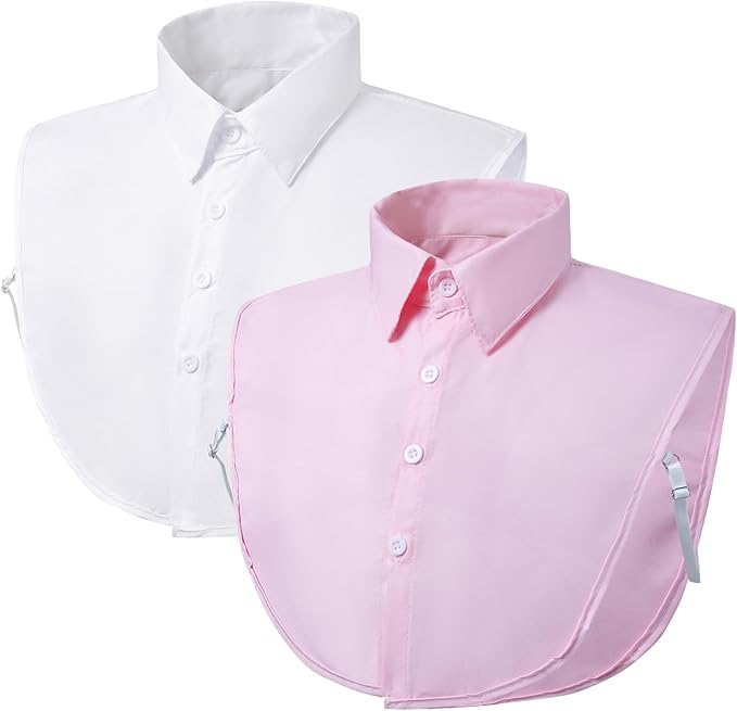 Fake Collar for Women, Detachable False Pointed Faux Shirt Collars for Office Casual Formal Outfits Graduation Daily