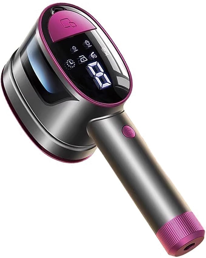 Travel Clothing Steamer, 1200W Handheld Portable Clothing Wrinkle Remover, 3+1 Steam Adjustable Intelligent Home Iron, 20S Preheating, 7 Hole Steam Outlet, Essential for Home, Travel & Dorm (Purple)