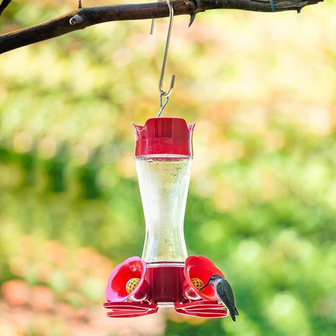 Vindar 3 Pack 6 Inches Bird Feeder Hook Heavy Duty Gold S Hooks Hangers for Kitchen, Office, Wind Chimes, Lanterns, Gardening Tools, Hummingbirds Feeders, Bird House, Lanterns
