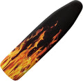 SEANATIVE Flame Print Flower Ironing Board Cover 15 x 54 inch, Elastic Edge Scorch Resistant Ironing Board Cover and Pad Protective Cloth