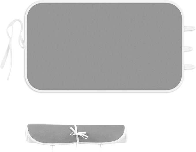 Ironing Mat Iron Anywhere Portable Ironing Pad with 3mm Padding for Steam Pressing on Tabletop or Bed - Heat Resistant, Portable, Quilting & Travel Blanket Ironing Board Alternative Cover
