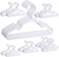 Baby Clothes Hangers 120 Pack, MJRASG White Plastic Kids Hangers 11.5" Space Saving Nonslip Toddler Hanger for Infant, Nursery, Newborn, Children, Slim Heavy Duty Hanger Bulk