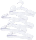 50 pcs White Baby Nursery Closet Hangers,Non-Slip Laundry Infant Pant Hanger for Newborn Clothes,Ultra-Thin Child Coat Hanger for Girl Boy Toddler Kids
