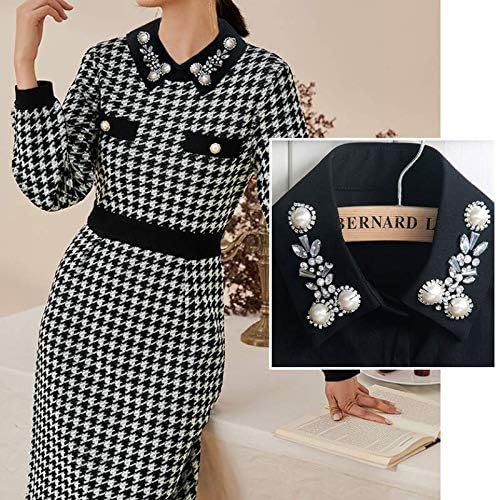 Joyci Diamond Pearl False Collar Peterpan Fake Collar Half Shirt Dickey
