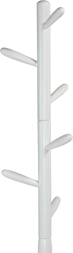 Cortesi Home Chandler Wooden Coat Rack, White