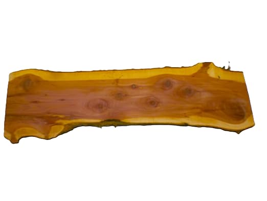 Premium Red Aromatic Cedar Slabs, 8-10 in Wide, 24 in Long, 1 in Thick (36" inches Long)