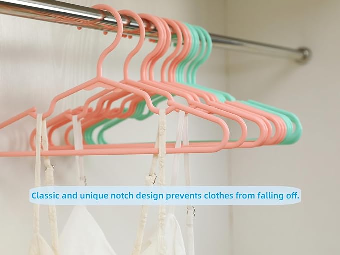 60 pcs Black Baby Nursery Closet Hangers,Non-Slip Laundry Infant Pant Hanger for Newborn Clothes,Ultra-Thin Child Coat Hanger for Girl Boy Toddler Kids