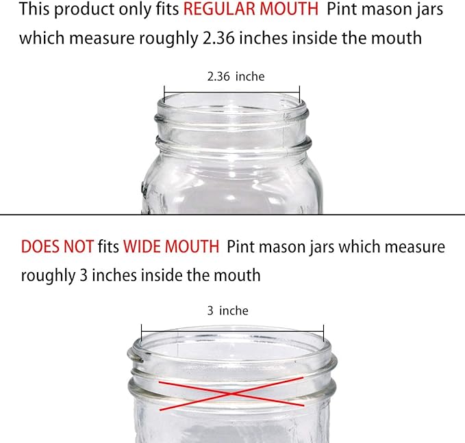 Amolliar Mason Jar Liquid Soap Dispenser Lid, 304 Stainless Steel Pump Lid for 16oz Regular Mouth Mason Jar, Rustic Farmhouse Decor, Hand Soap, Dish Soap, Lotion Soap, Black 6 Pack, Extra 3 Long Tubes