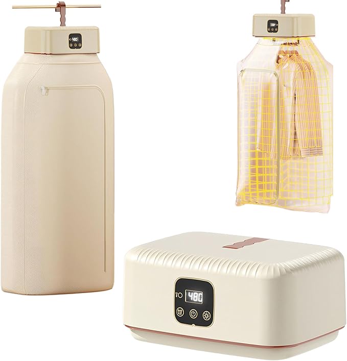 Automatic Ironing Machine, Portable Dryer, Automatic Clothes Dryer, Automatic Air steam Iron for Apartment/Travel/Fast Drying