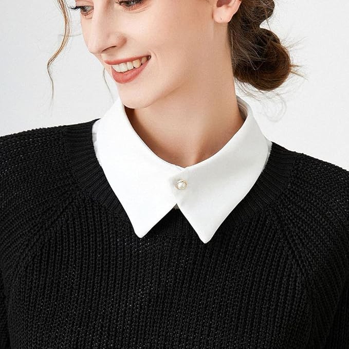 Fake Collar Detachable Dickey Collar Half Shirt Blouse Collar Faux False Collar for Women