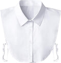 Kalkehay Detachable Dickey Collar Blouse for Women, Fake Half Shirts Faux False Collar for Girls Favors