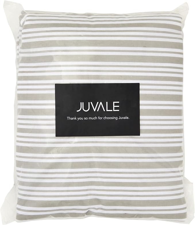 Juvale Ironing Board Cover & Pad - Secure Drawstring Fit for Iron Board Cover with Padding - Extra-Thick Foam for Pressing Pad - 15 x 54 in, Grey Stripe
