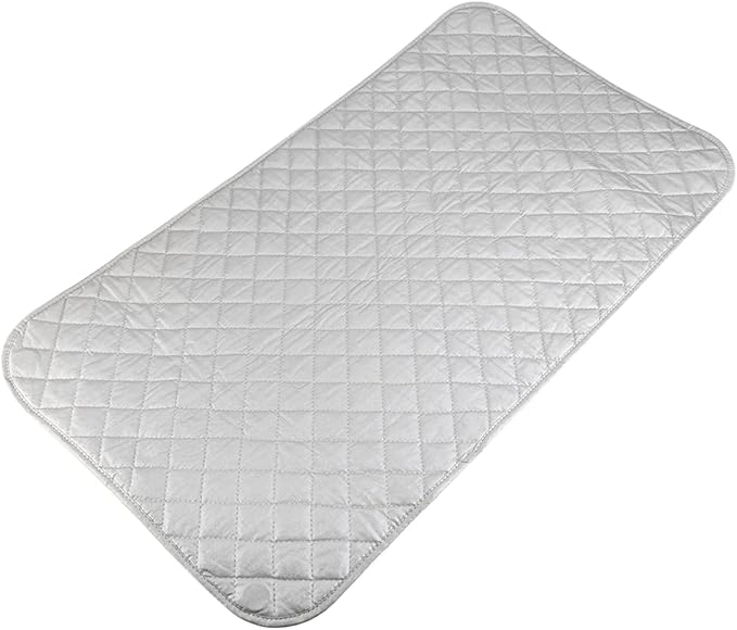 Joyzan Ironing Pad, Portable Magnetic Grip Iron Blanket Mat Isolate Heat Cover Board Alternative Washer Dryer Table Top Countertop Silicone Coating Scorch Resistan Travel Small Living Steam Pressing