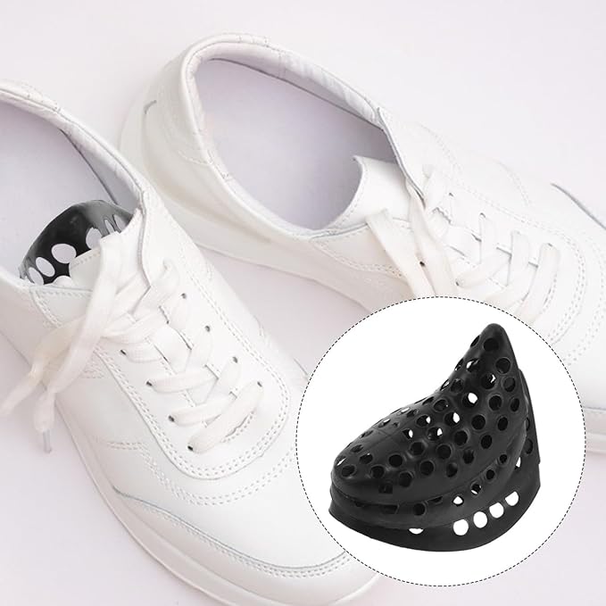 BESTonZON Plastic Shoe Trees Hollow Design for Men Women Sports Shoe Stretcher and Boot Shape Keeper Transparent