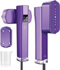 Compact Handheld Steamer, 30S Rapid Preheating 1200W Clothes Wrinkle Remover,100ml Large Water Tank Steam Iron, Capable of Removing Wrinkles on Fabrics, Clothes & Indoor Decorations (Purple)
