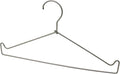 FixtureDisplays® Stainless Steel Strong Metal Wire Hangers Clothes Hangers Everyday Hangers 15653-SNL LISTING