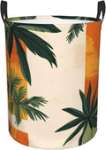Retro Tropics Print Laundry Basket For Storage Bins Gift Baskets Bedroom Clothes Hamper