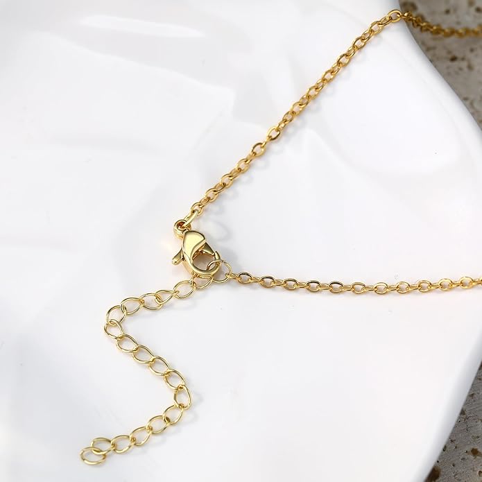 Chunky Gold Necklace for Women Gold Evil Eye Cowboy Pendant Necklace Dainty Paperclip Chain Vintage Luck Amulet Choker Necklaces Celestial Jewelry Gift