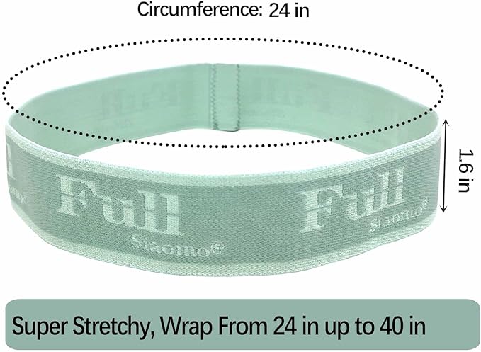 Bed Sheet Organizer Bands, Sheet Set Storage Label Bands, Elastic Bedding Sheet Straps Wraps for Organizing Linen Closet （Full 4PCs | Green）