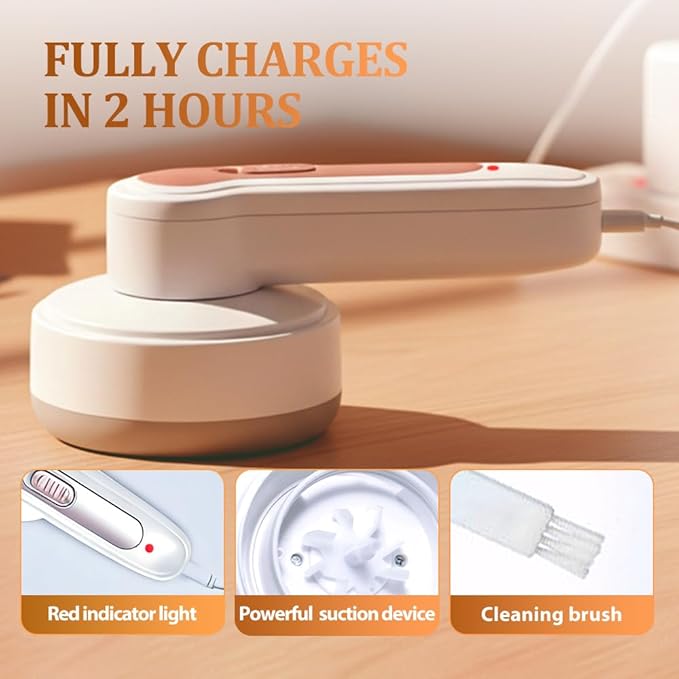 Electric Fabric Shaver and Lint Remover, 2026 New Rechargeable Lint Shaver for Clothes, Electric Sweater Shavers to Remove Pilling for Clothes and Furniture (2 Pcs)
