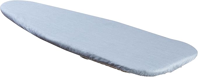 Household Essentials Tabletop Ironing Board Cover and Pad | Fits 30"-32" x 12" Boards | Silicone-Coated, One-Piece Cover with Bungee Cord Fit | Replacement Cover for Small Ironing Boards