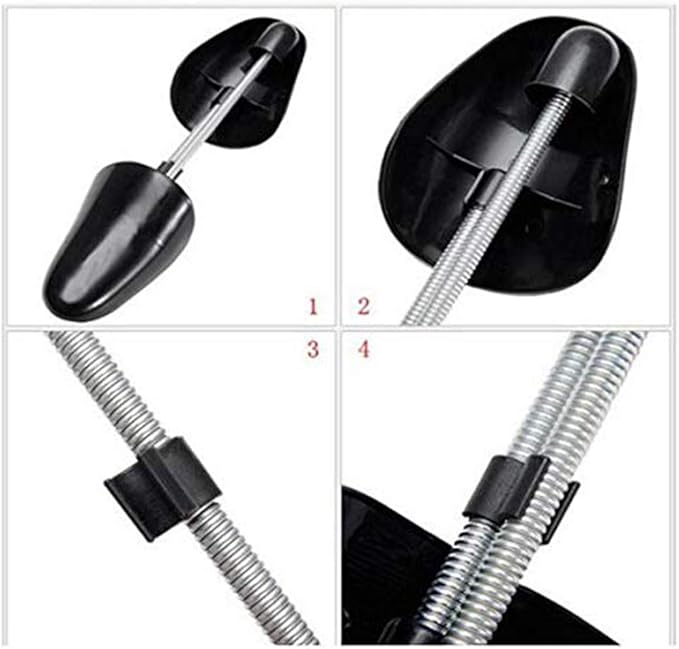 FONHERILI WAJJ 5 Pairs Practical Adjustable Length Women Shoe Tree Stretcher Holder Shaper Support(Spring Black)