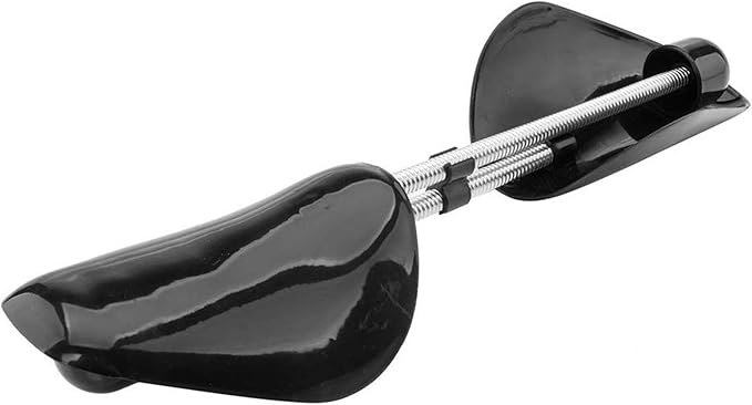 FONHERILI WAJJ 2 Pairs Practical Adjustable Length Men Shoe Tree Stretcher Holder Shaper Support (Black Spring)