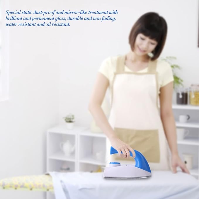Portable Handheld Mini Clothes Iron Temperature Control for Household Travel Use Handheld Travel Clothes Portable steam Soleplate special electrostatic anti dust clothes travel