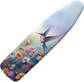 Floral Bird Ironing Board Pad,Extra Thick Heavy Duty Padded for Standard Boards,Non Stick,Scorch and Stain Resistant Home Ironing Board Accessory