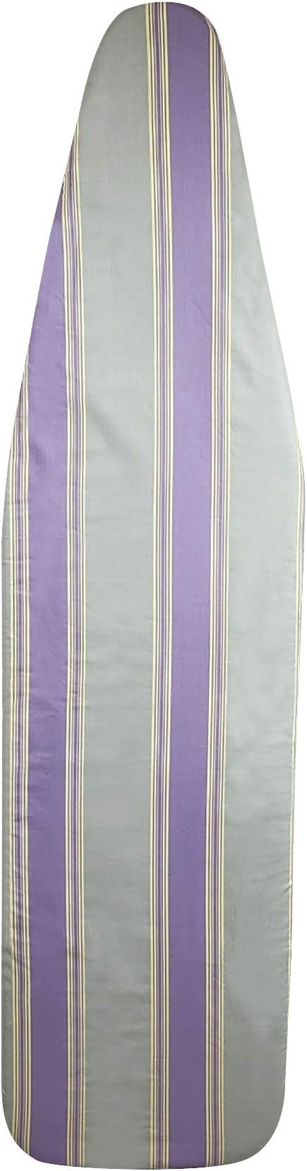 HOMZ 1915064 Premium Replacement Cover and Pad for Standard Width Ironing Board, 13-15" W x 53-55" L, Purple Diagonal Stripe
