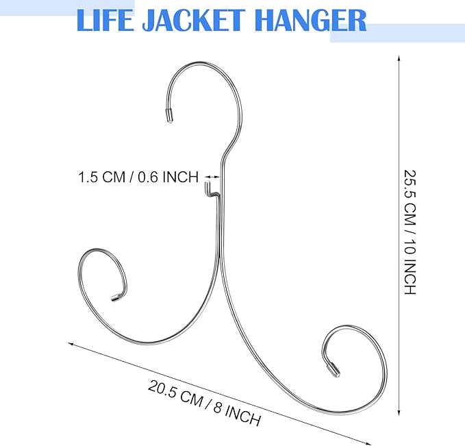 10 Pcs Lingerie Hangers Bathing Suit Hangers Life Jacket Non Slip Cascading Racks for Tank Tops, Sports Bra, Yoga Tops, Lingerie, Swimsuits