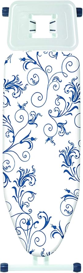 Mabel Home Ironing Board Padded Cover, 100% Cotton (6 Different Size & Pattern) (18" x 47" / Solidsteam)