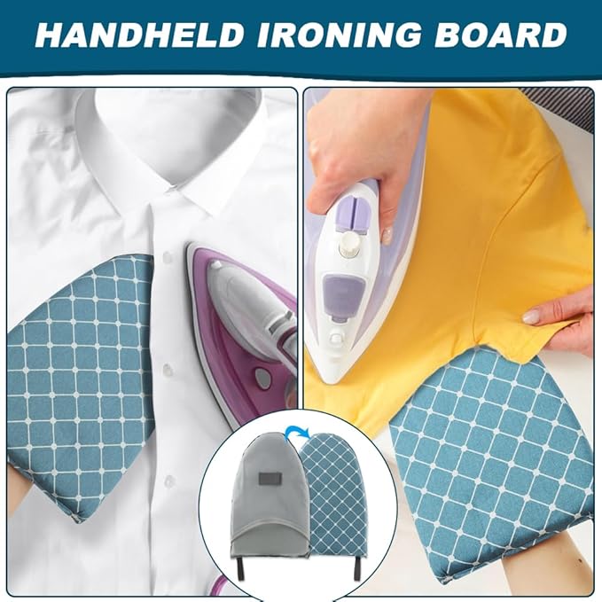 Garment Steamer Hanger, Steamer Stand with Ironing Glove & Lint Remover, Adjustable Handheld Clothes Steamers Rack for Home