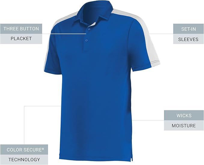 Augusta Sportswear Bi-Color Vital Polo
