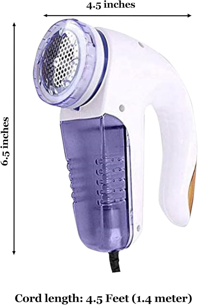 Fabric Shaver, Easy to Use, Quickly and Safely Eliminates Lint, Fuzz and Pilling in Minutes, Blue, 1 Piece