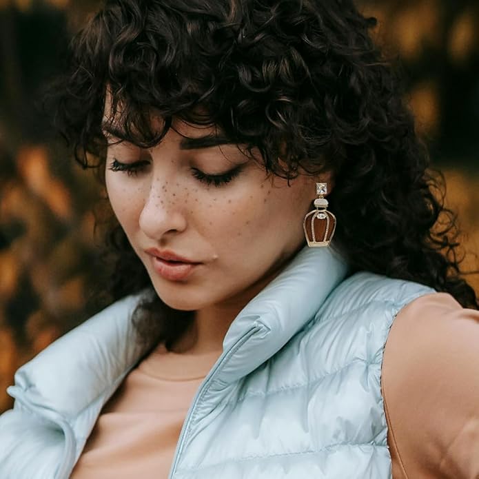Madison Tyler Fall Earrings for Women | Cute Statement Autumn Earrings Dangling | Maple Leaf Scarecrow Shoes Shoes Rabbit Mushroom Earrings for Women