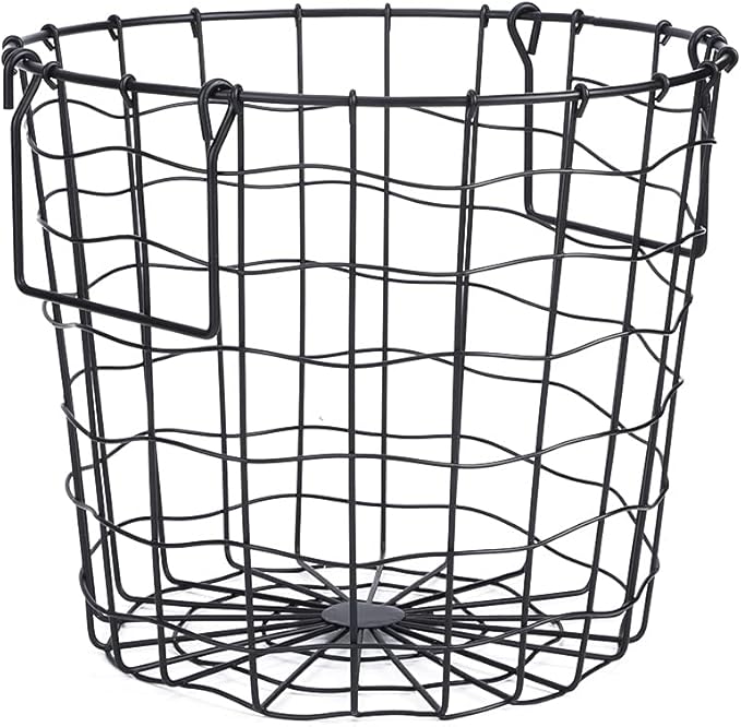 Iron Wire Laundry Hamper, Nusery Storage Basket Bin, Bathroom Iron Dirty Clothes Laundry Basket Storage Holder Organizer, Laundry Sorter Clothes Basket Organizer