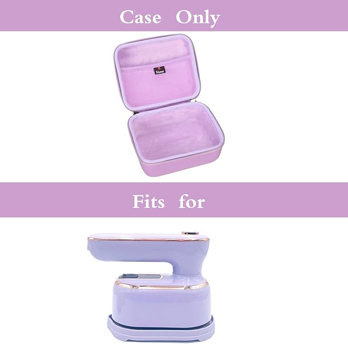 Mchoi Hard Storage Case Fits for Tenhitoys/Quuejenl Travel Steamer Iron Electric Steam Ironing Machine for Clothes, Case Only