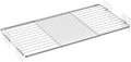 Adjustable Closet Shelve Divider,Rod Expandable Metal Hanging Shelf Closet Separator for Closet,Cabinet,Wardrobe,Cupboard Bathroom,Bedroom(Silver,7.9" D x 17"-31" W,1PCS)