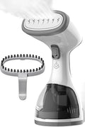 Steamer for Clothes 1500W，30S Fast Heat Plancha a Vapor Para Ropa, 260ML Water Tank Clothing Garment Fabric Iron Travel Steamer Handheld Portable for Wrinkles (White)