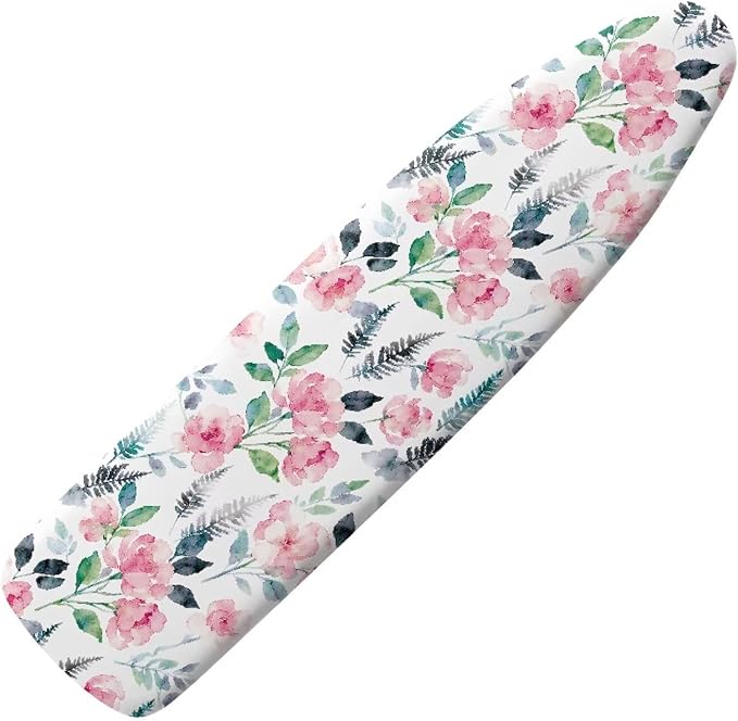 Wild Flower Ironing Board Cover, Iron Board Cover Non-Slip Thick Ironing Board Protective Guard Stretchy Cover, 54" x 15"