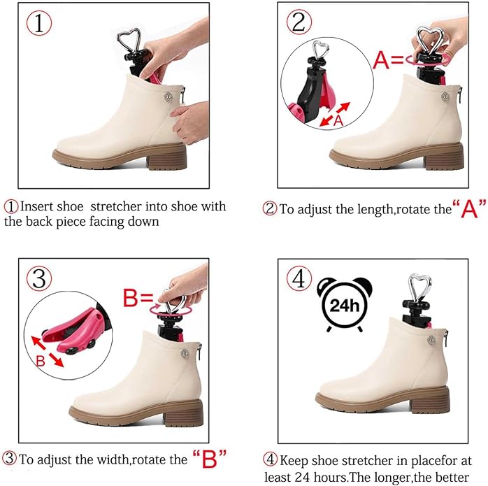 Shoe Stretcher Men Women Boot Stretcher, Plastic Shoe Tree Women Men Shoe Shaper Expander Shoe Width (Pack of 1)