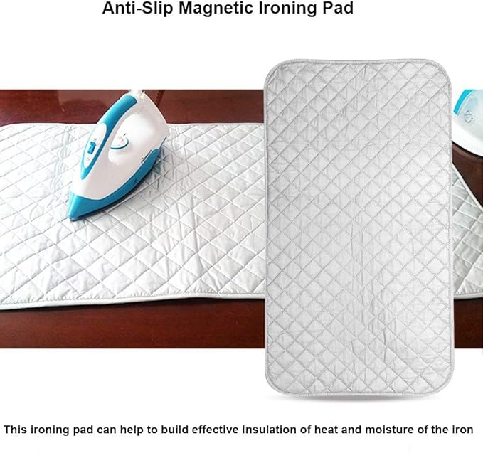 Yosoo Portable Ironing Blanket Ironing Mat Heat Pad Cover for Washer Dryer Table Top Countertop Ironing Board for Small Space