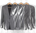 BEISHIDA 60PCS 35.5 Inch Plastic Garment Bag-Plastic Clear Dry Cleaner Laundry Bags for Clothes Cover Hanging Clothes Storage for Coat Suit Shirt Jacket Skirt