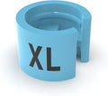 Colored Hanger Sizer Garment Markers - XL, Light Blue - 100 Pieces/Size