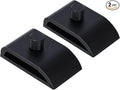 Tapestry Hangers, 2 Pack Metal Quilt Hanger for Wall for Display, Wall Clips for Hanging Textile Art, Hanging Clamps for Rug/Blanket/Carpet (Black)