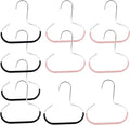 Durable Steel Hangers Maximize Closet Space with Versatile Storage, Hat Organizer Durable Stainless Steel, Durable Steels Hangers for Caps, Ties, Scarves, Clothes (Mixed,10pcs)
