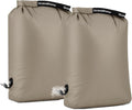 Travel Laundry Bag, Pump Free Vacuum Storage Bag Reusable Compression Dirty Clothes Travel Bag (2 Pcs)(Grey, Large+Large)